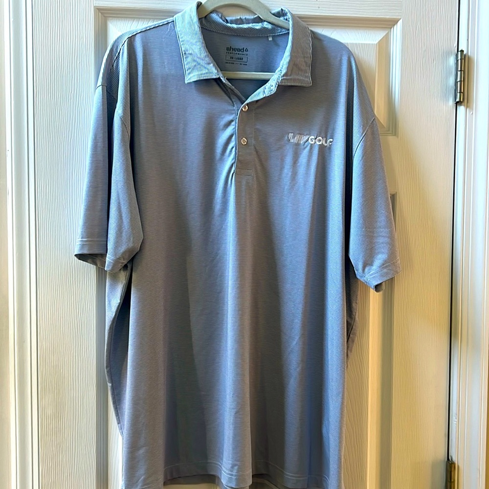 Mens Performance Polo Golf Shirt LIV Golf Size XXL